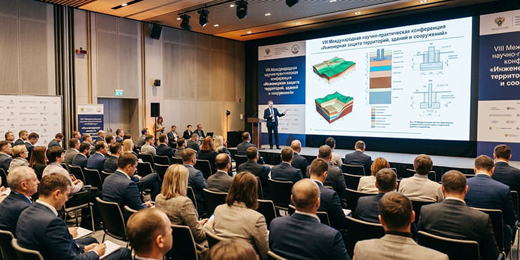 Компания «АзъПроектСтрой» приняла участие в VIII Международной научно-практической конференции «Инженерная защита территорий, зданий и сооружений»